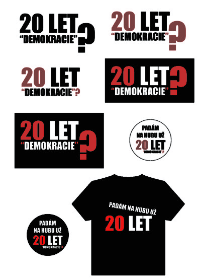 20 let demokracie - logo, triko, placka.jpg